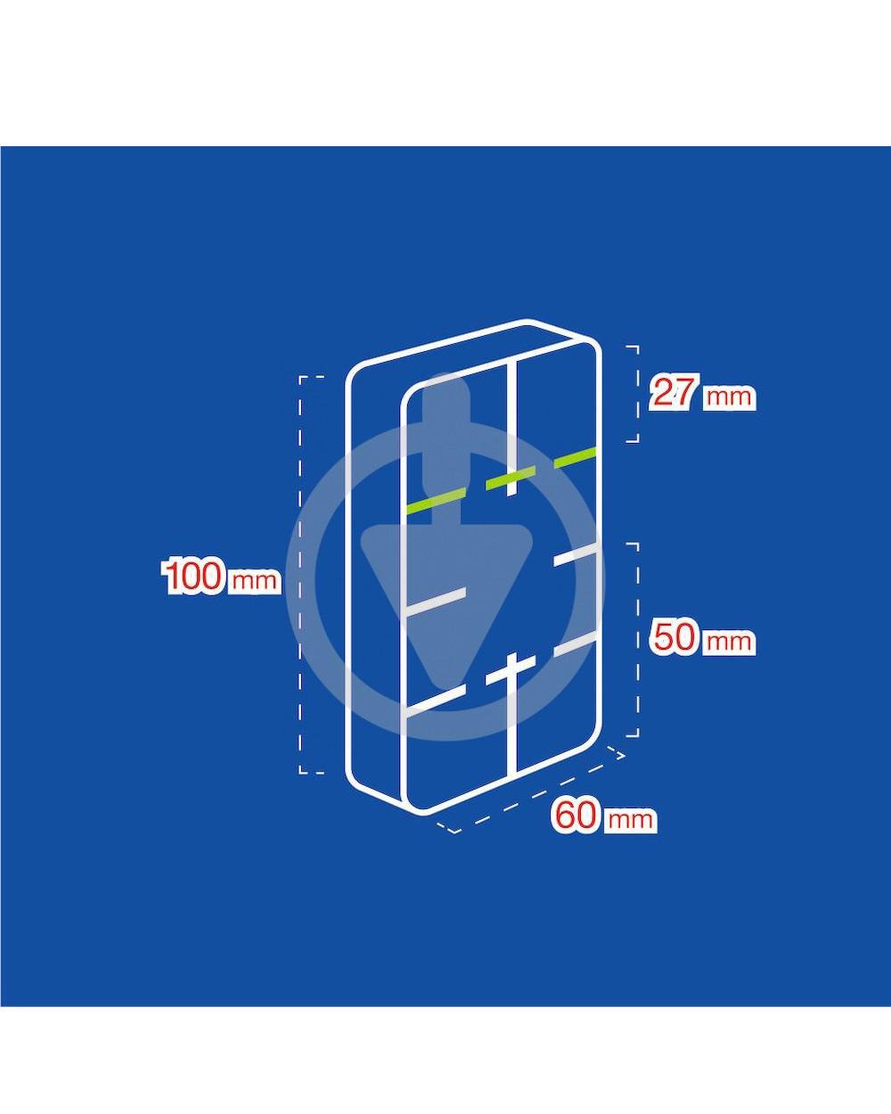Уровень магнитный Smart 0675 для монтажа гипсокартона (42de75b9-83d2-11ee-80d3-be1fbb0e3944) - фото 3