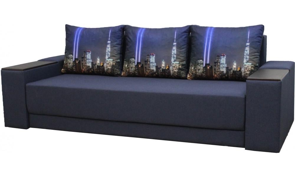 Диван Garnitur.plus Меркурій 95х250х100 см Синій (DP-109)