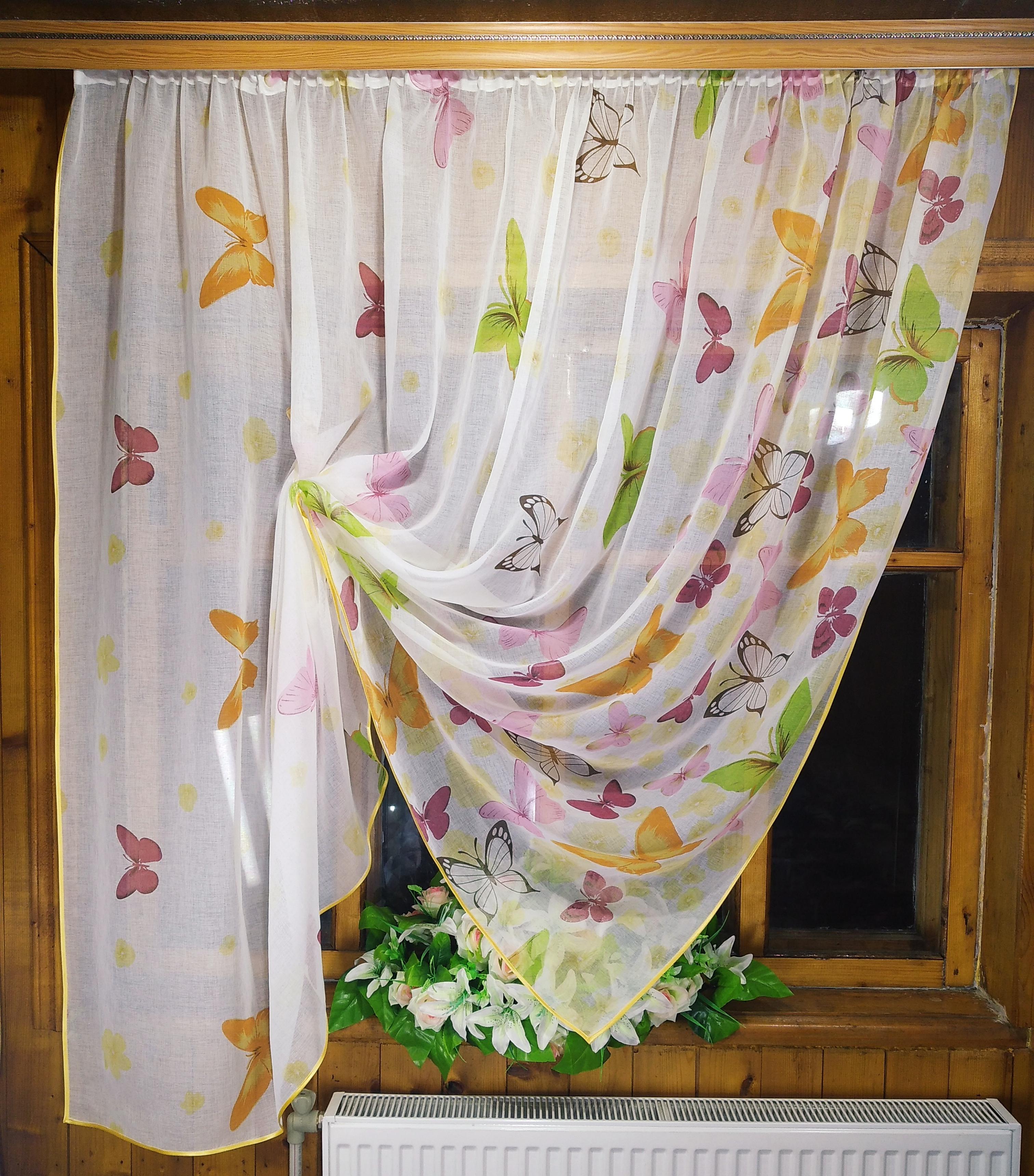 Тюль коротка Класик метелика права Помаранчевий (1670606464) - фото 5 Тюль коротка Класик метелика права Помаранчевий (1670606464) - фото 5