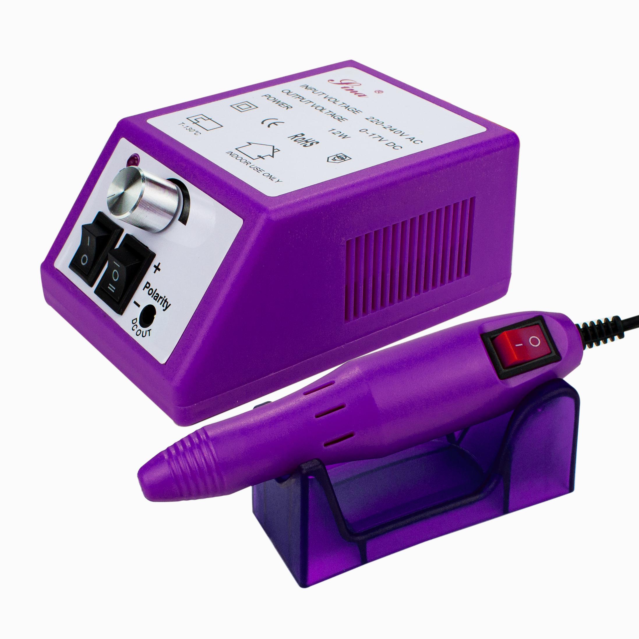 Фрезер для маникюра Lina Mercedes 12 W 20000 об/мин Фиолетовый (8579343)