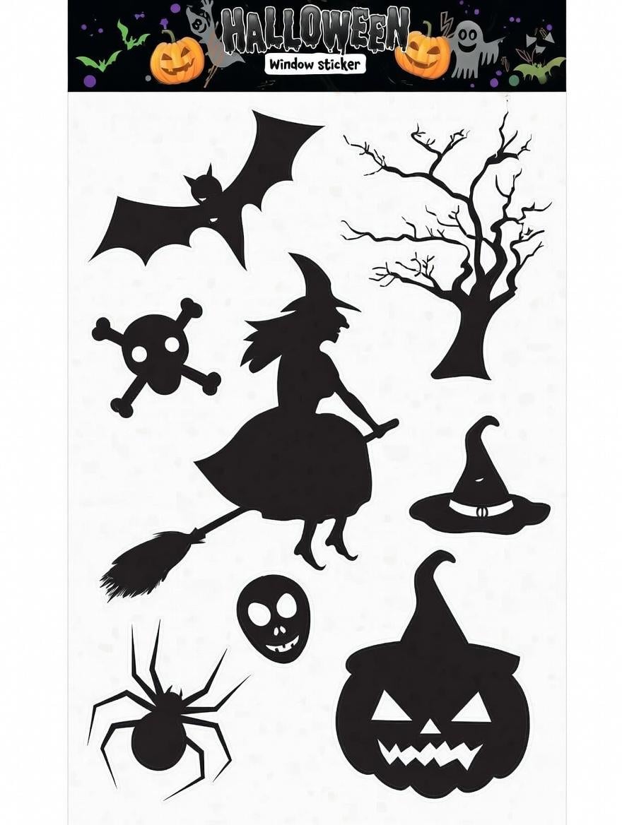 Набір декоративних наклейок на вікно Halloween Window Sticker (500096)