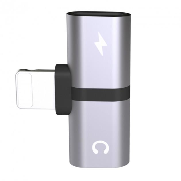Адаптер Alitek 2в1 для наушников и зарядки Lightning (1134294654)