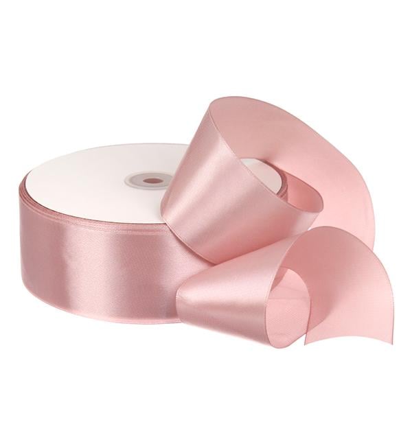 Лента атласная 5 см/91,4 м Пудровый (92)