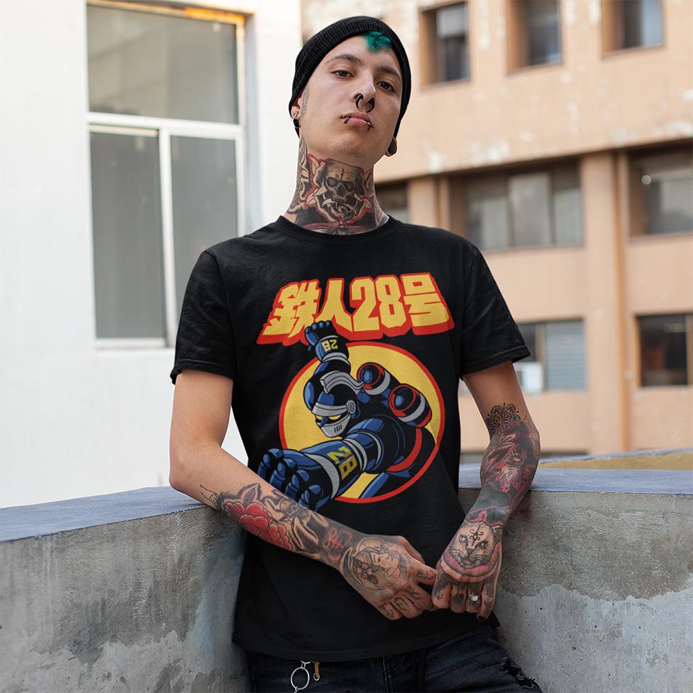 Футболка унисекс New Tetsujin 28 Iron Man 3XL Черный (0000009318) Футболка унисекс New Tetsujin 28 Iron Man 3XL Черный (0000009318)