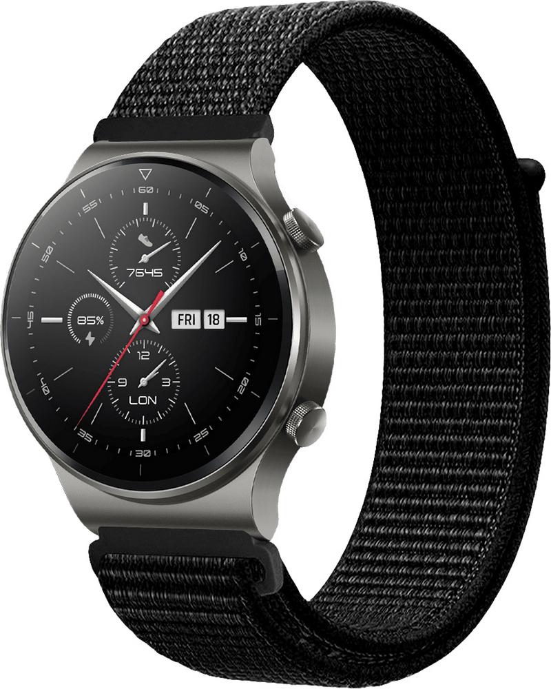 Ремешок нейлоновый Sport Loop для Huawei Watch GT 2 Pro Black (28260-2B)