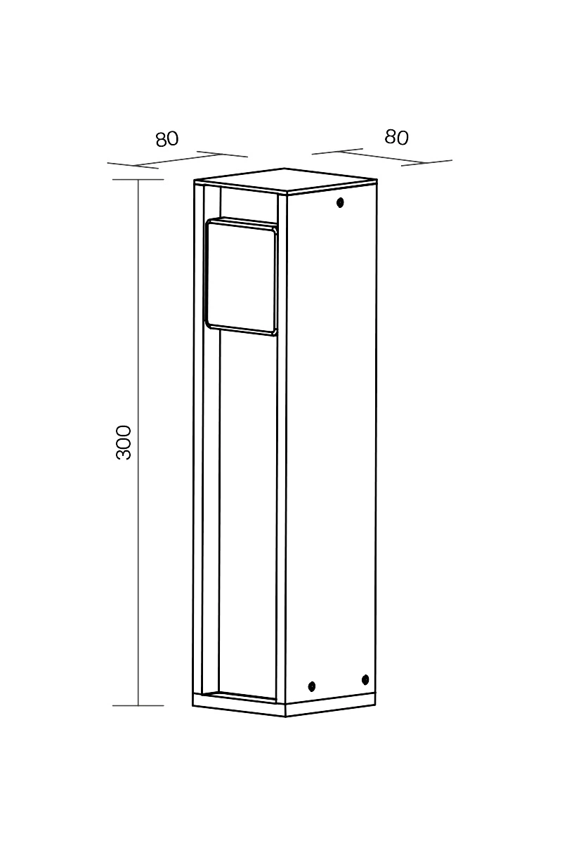 Светильник уличный Arte Lamp A03003-1BK Outdoor (26992791) - фото 4 Светильник уличный Arte Lamp A03003-1BK Outdoor (26992791) - фото 4