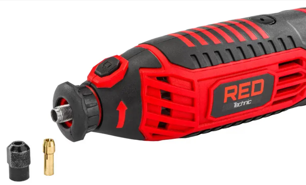 Мінішліфмашина пряма Red Technic RTMST0115 2508099004 з гнучким валом 280 Вт 8000-35000 об/хв - фото 5