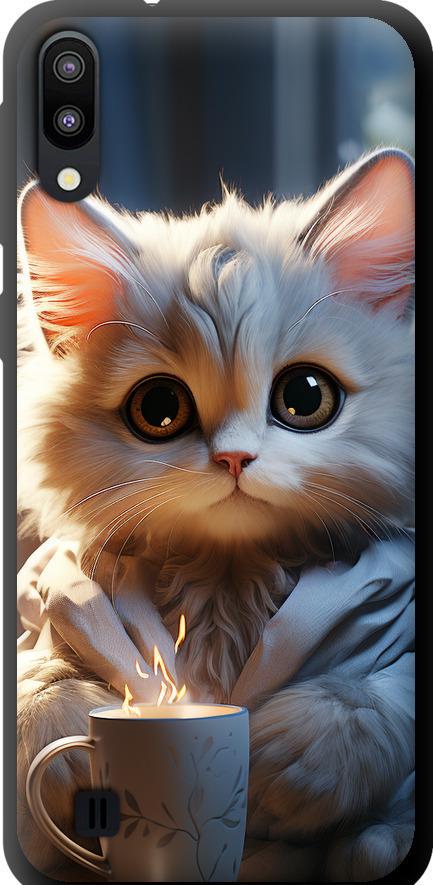 Чехол на Samsung Galaxy M10 White cat (5646b-1661-42517)