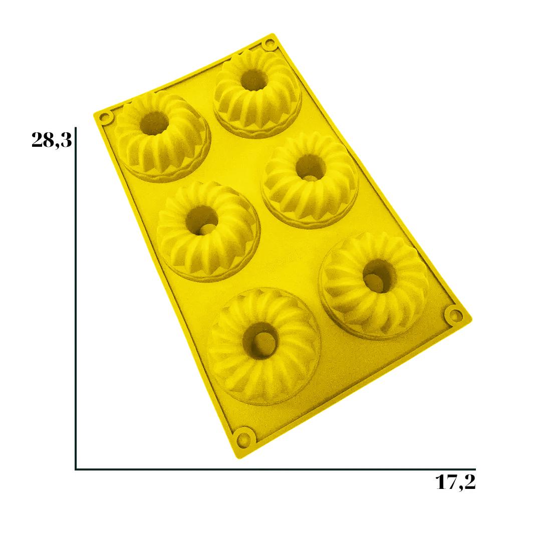 Форма силіконова на планшеті Profsil 28,3x17,2 см Жовтий (1851813990) - фото 2