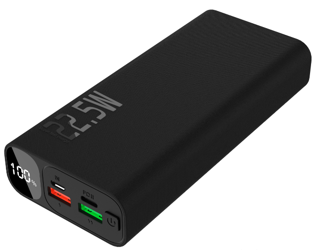 Портативное зарядное устройство BYZ W27 20000 mAh Type-C PD Black