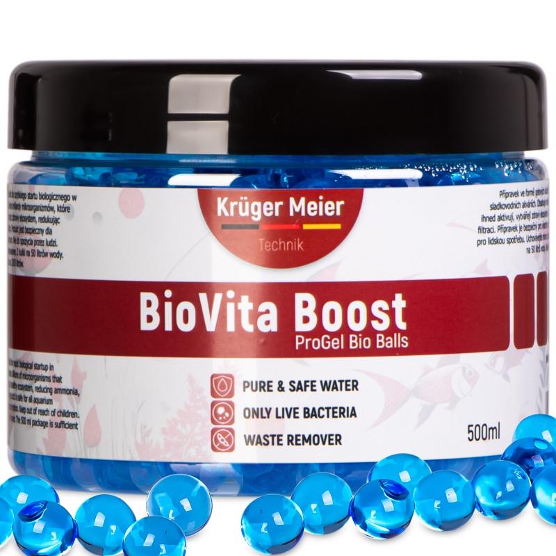 Бактерии в гелевых шариках для аквариума Kruger Meier BioVita Boost 500 мл (KM-BIOVITA-BOOST-500)