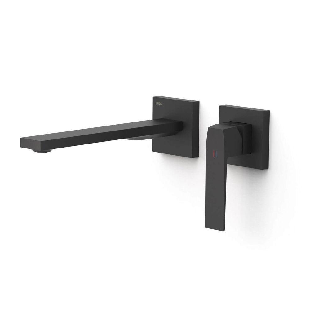 Смеситель для умывальника Tres Slim-Tres 240 мм Черный матовый (20230002NM)
