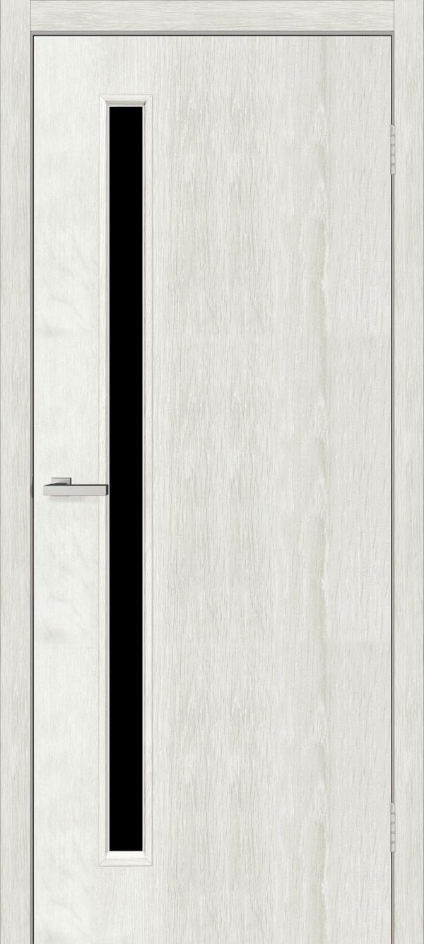 Дверное полотно MS Doors ТАКОМА 70х200 см Орех белый/Стекло черное (148034)