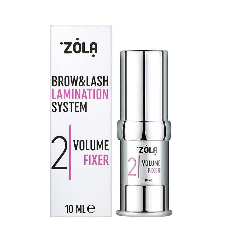 Средство №2 Zola Brow&Lash Volume fixer для ламинирования бровей и ресниц 10 мл
