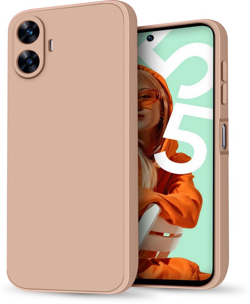 Силиконовый чехол HardCorner Realme C55 (с микрофиброй) Powdery (35403-0C)