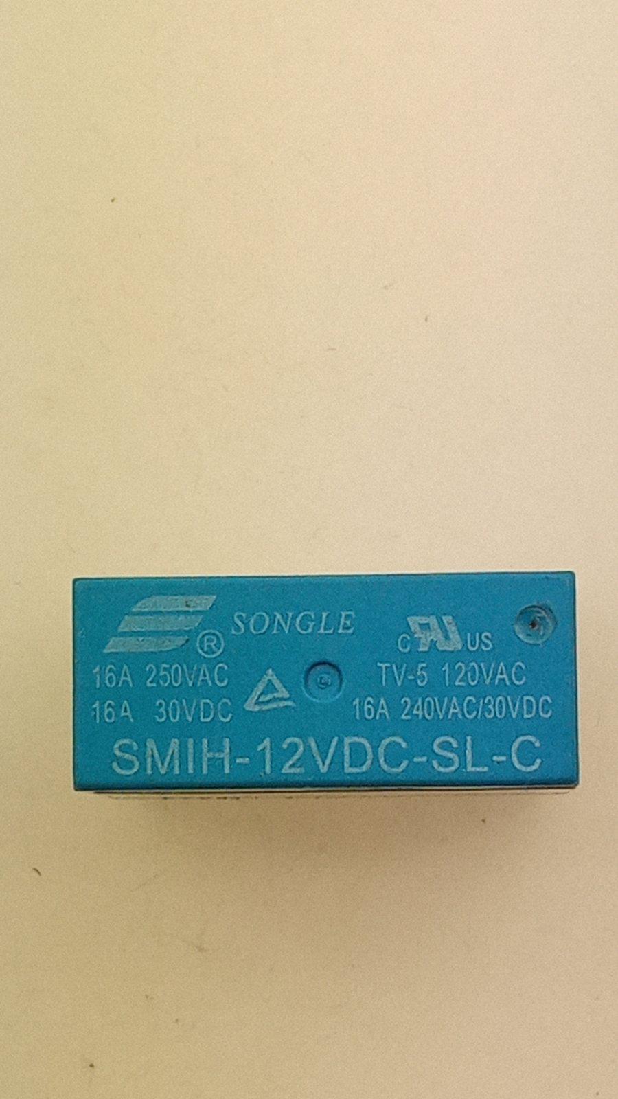 Реле SMIH-12DC-SL-C 14FH 16A/250VAC/12VDC