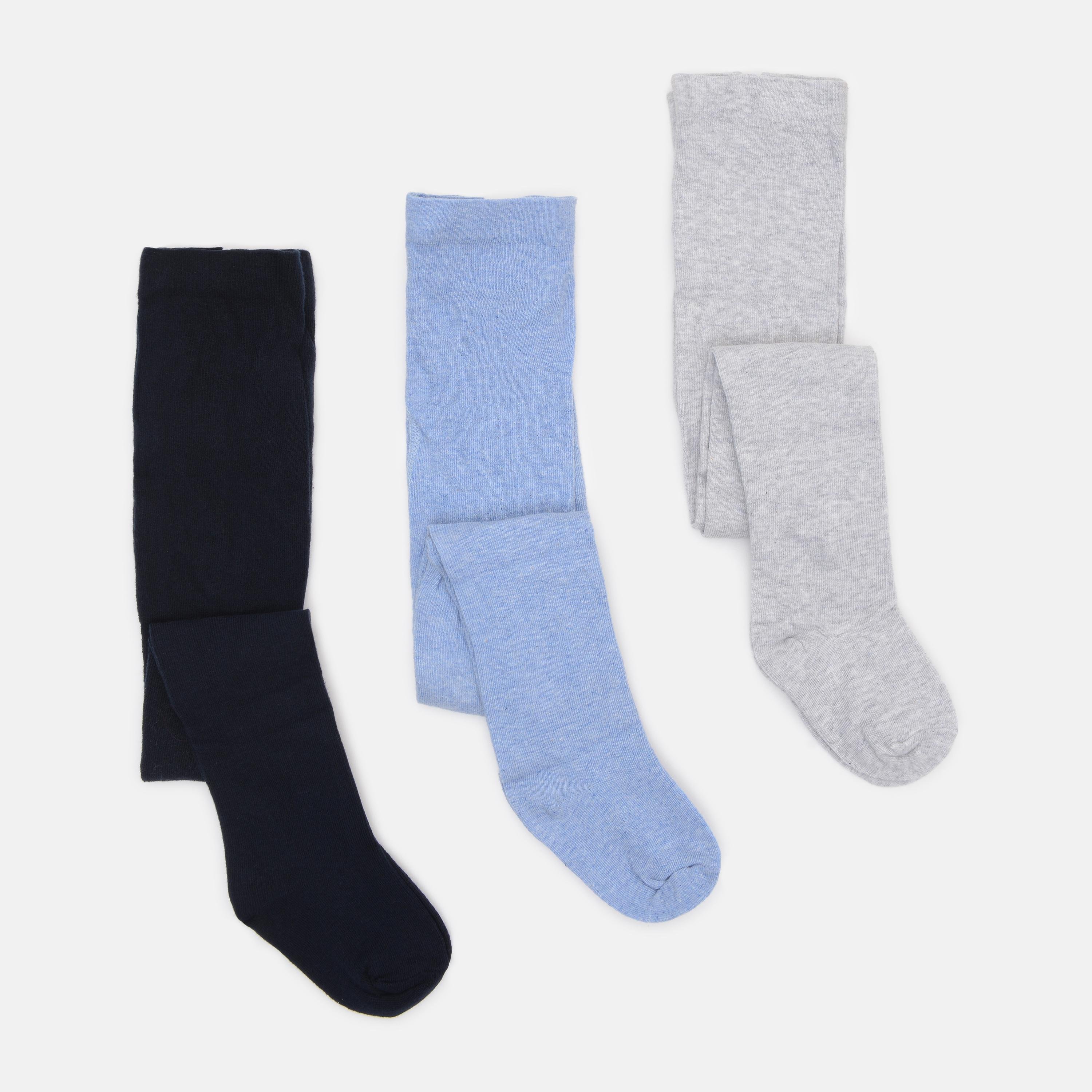 Колготки C&A 92 см 3 шт. Голубой/Серый (50941824794402026753)