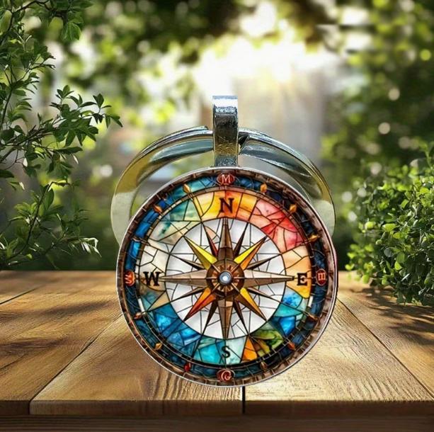 Брелок для ключей Компас 3х6 см (EG0065)