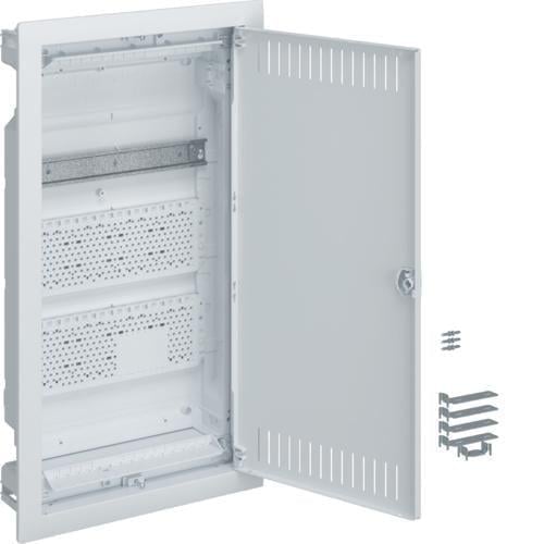 Распределительный щит VOLTA Hager 3 ряда металлический 348х630,5х94,5 мм IP30 встраиваемый мультимедийный (VU36NWB)