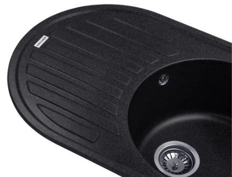 Мойка кухонная Kroner KRP Komposit COL Черный - фото 2 Мойка кухонная Kroner KRP Komposit COL Черный - фото 2