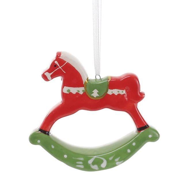 Новорічна прикраса Flora Конячка H 8 см (11846)