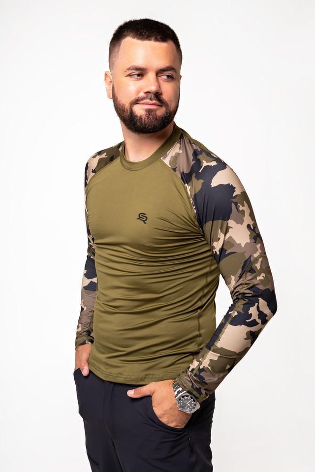 Футболка ThermoX Furious Army LS XL Оливковий - фото 3