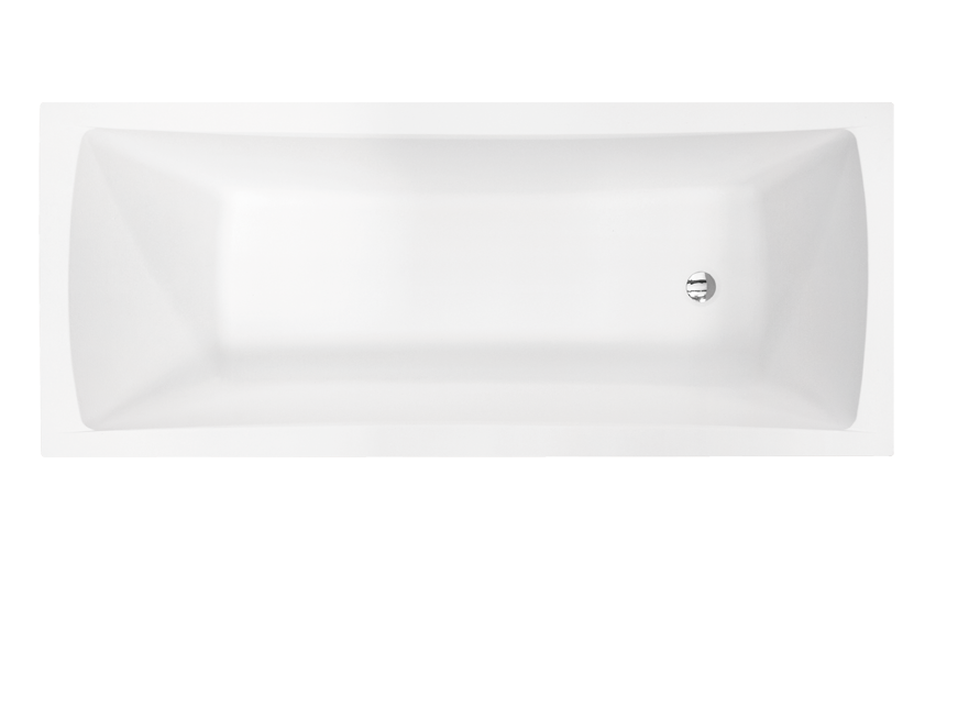 Ванна акриловая Besco OPTIMA 140x70 см (1037989132)