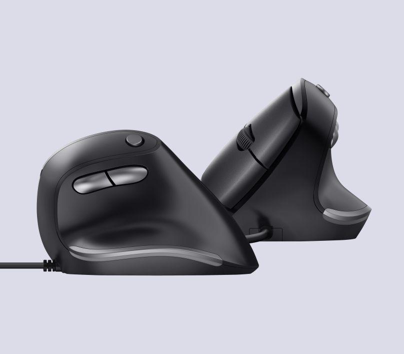 Компьютерная мышка Trust Bayo Vertical ergonomic Eco Черный (ERC-24635_TRUST) - фото 7