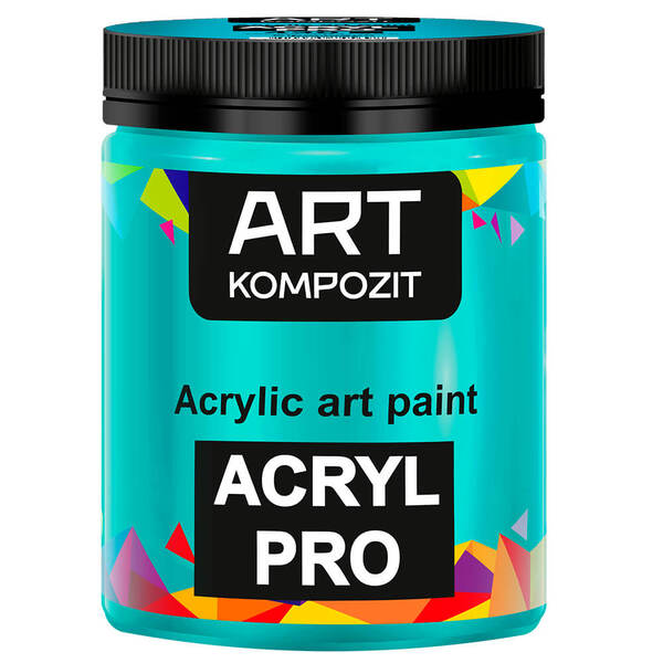 Акриловая краска ART Kompozit 430 430 мл Бирюзовый (KT430) - фото 1 Акриловая краска ART Kompozit 430 430 мл Бирюзовый (KT430) - фото 1