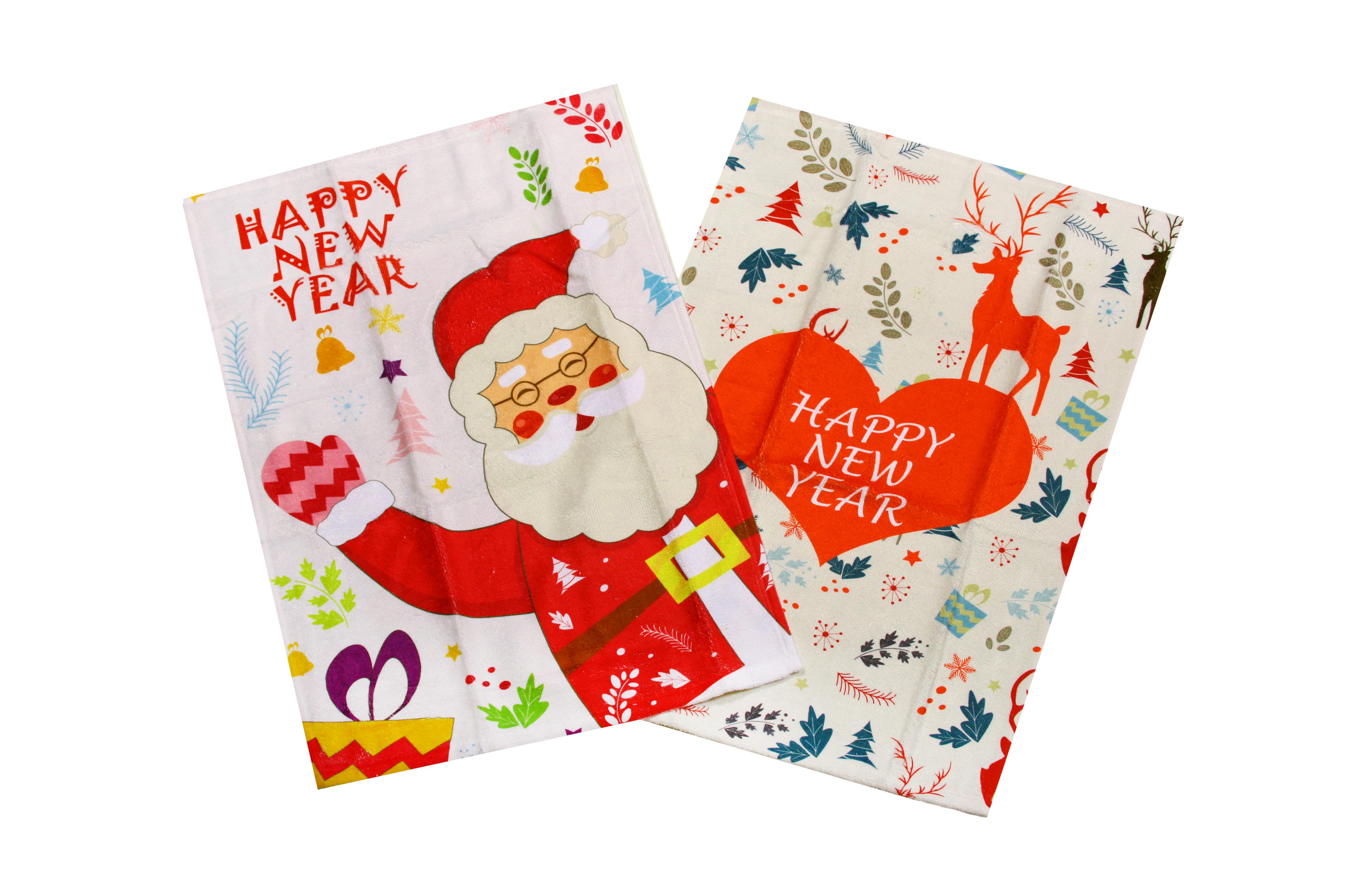 Набор полотенец для кухни HOBBY New Year V3 40х60 см 2 шт. (8698499320857)