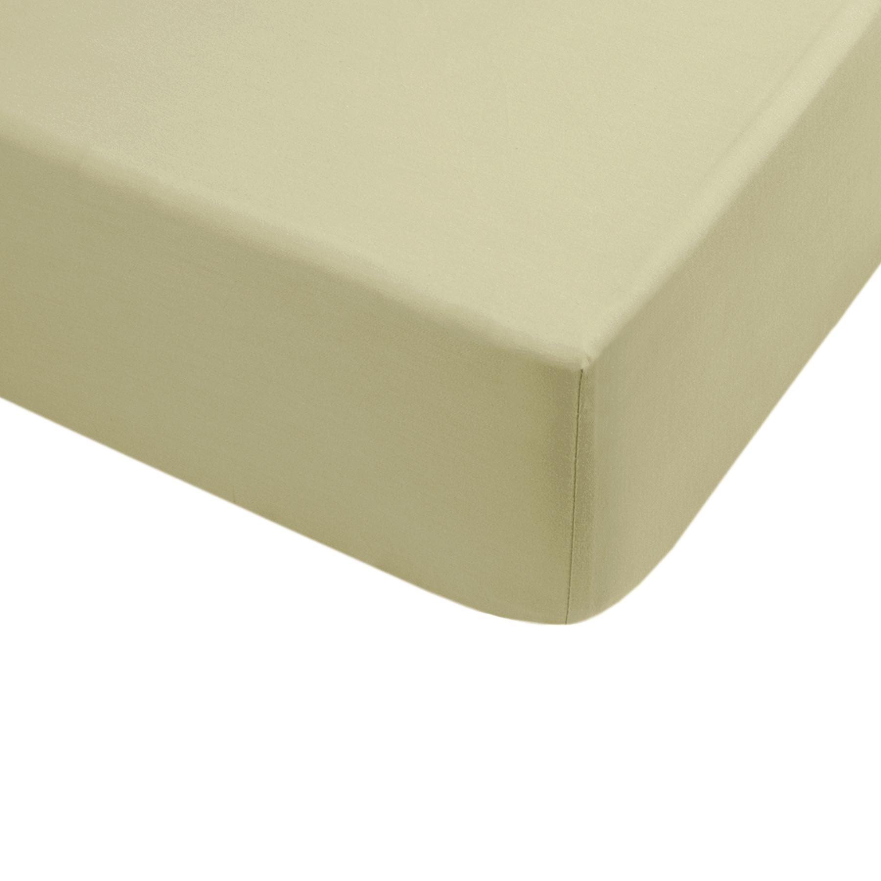 Простынь на резинке с наволочками Lotus Home Leona Premium сатин 160x200/50x70 см 2 шт. Желто-фисташковый (svt-2000022335706) - фото 2