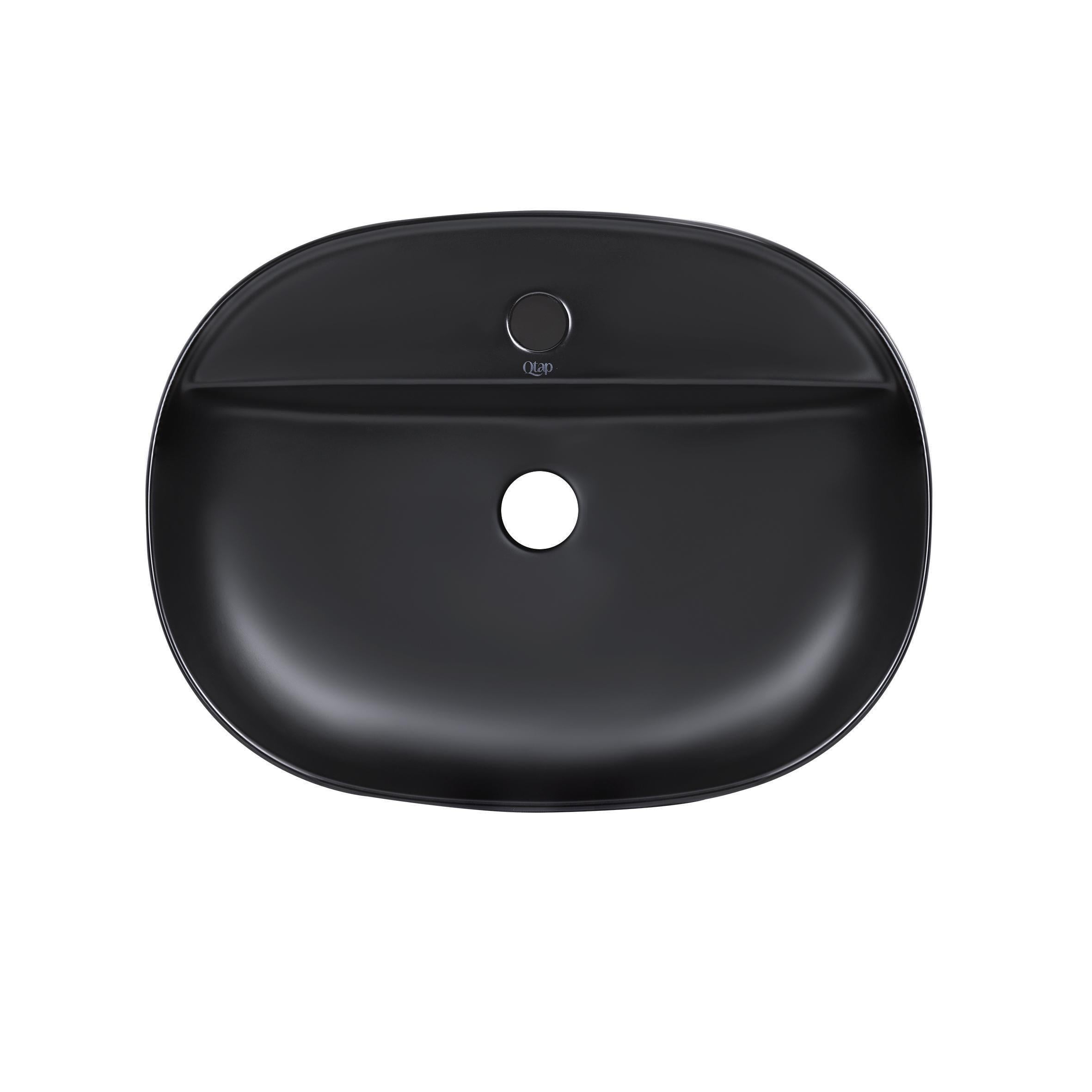 Раковина-чаша Qtap Scorpio QT142202MBMB 505х385х120 мм Black matt (SD00052914)