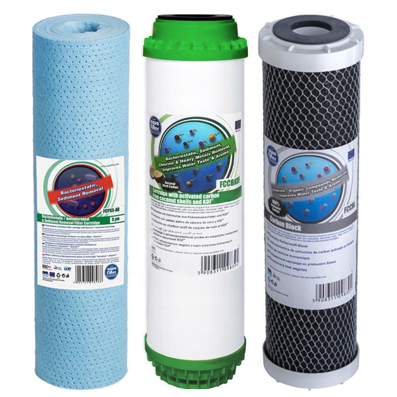 Набор картриджей Aquafilter комплексная очистка антибактериальный (1877523478)