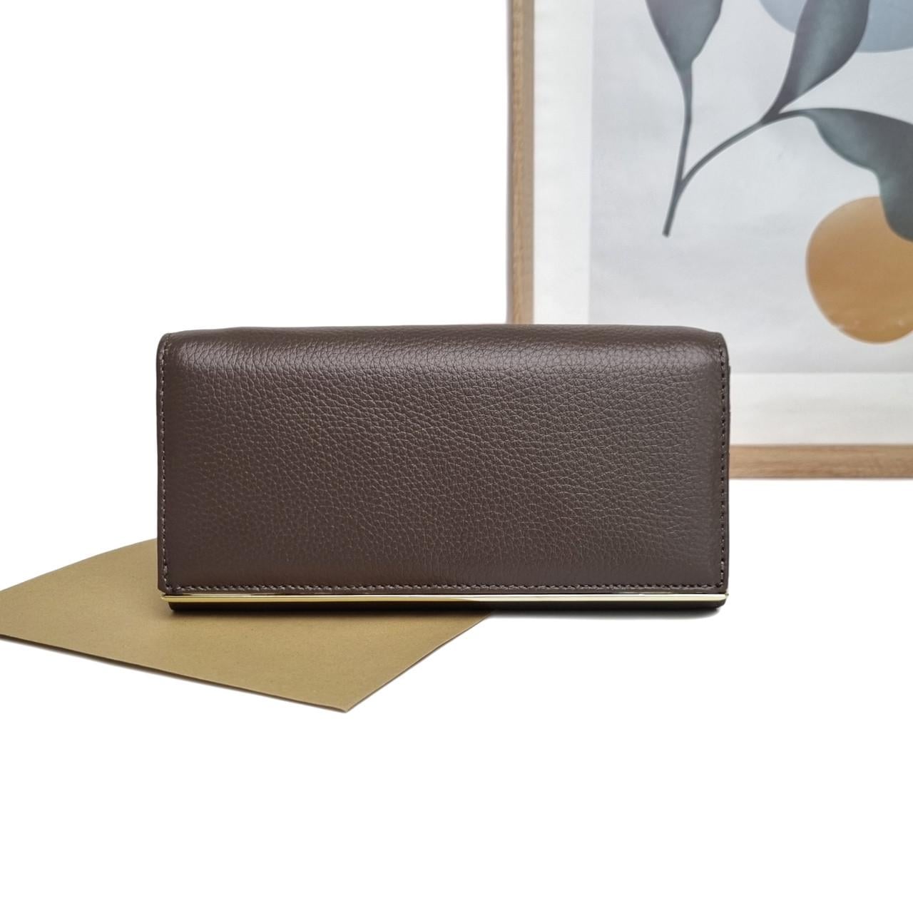 Гаманець на всю купюру Balisa натуральна шкіра Коричневий (AJ-826 brown)