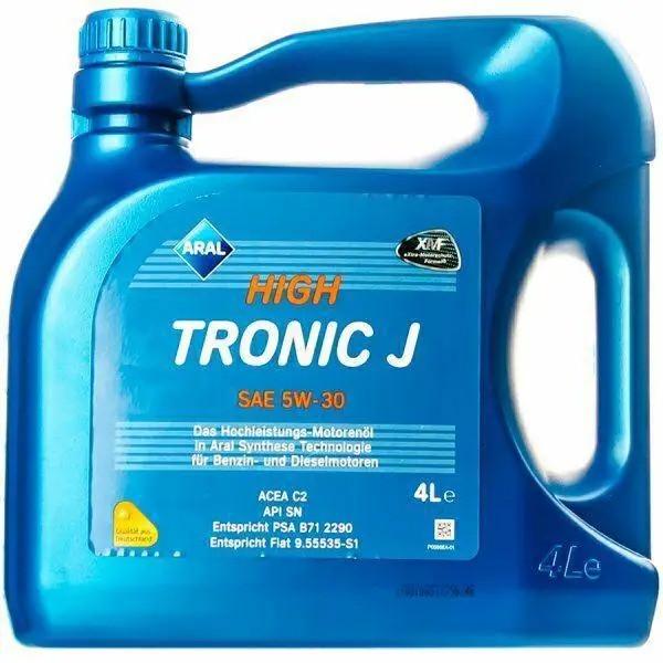 Моторне масло Aral HighTronic J 5W-30 4 л (1555F7)