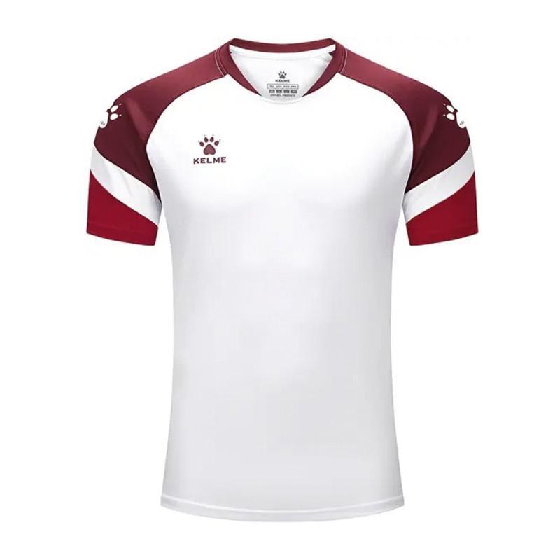 Футболка KELME BRAVO 7351TX1092.9158 L Бело-бордовый (2858353488)