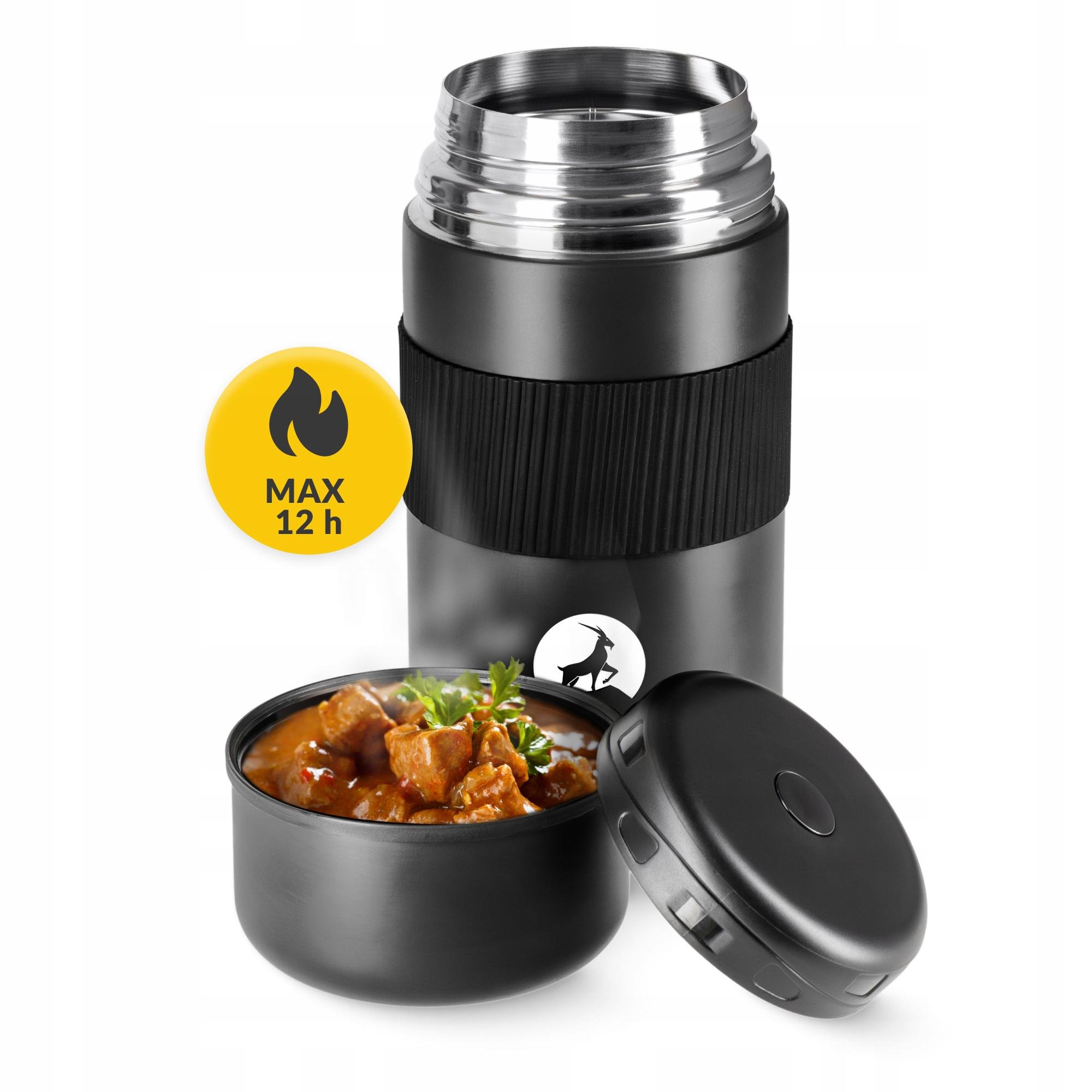 Термос для їжі Mountain Goat 1 л Black (P-5907739315793) - фото 5 Термос для їжі Mountain Goat 1 л Black (P-5907739315793) - фото 5