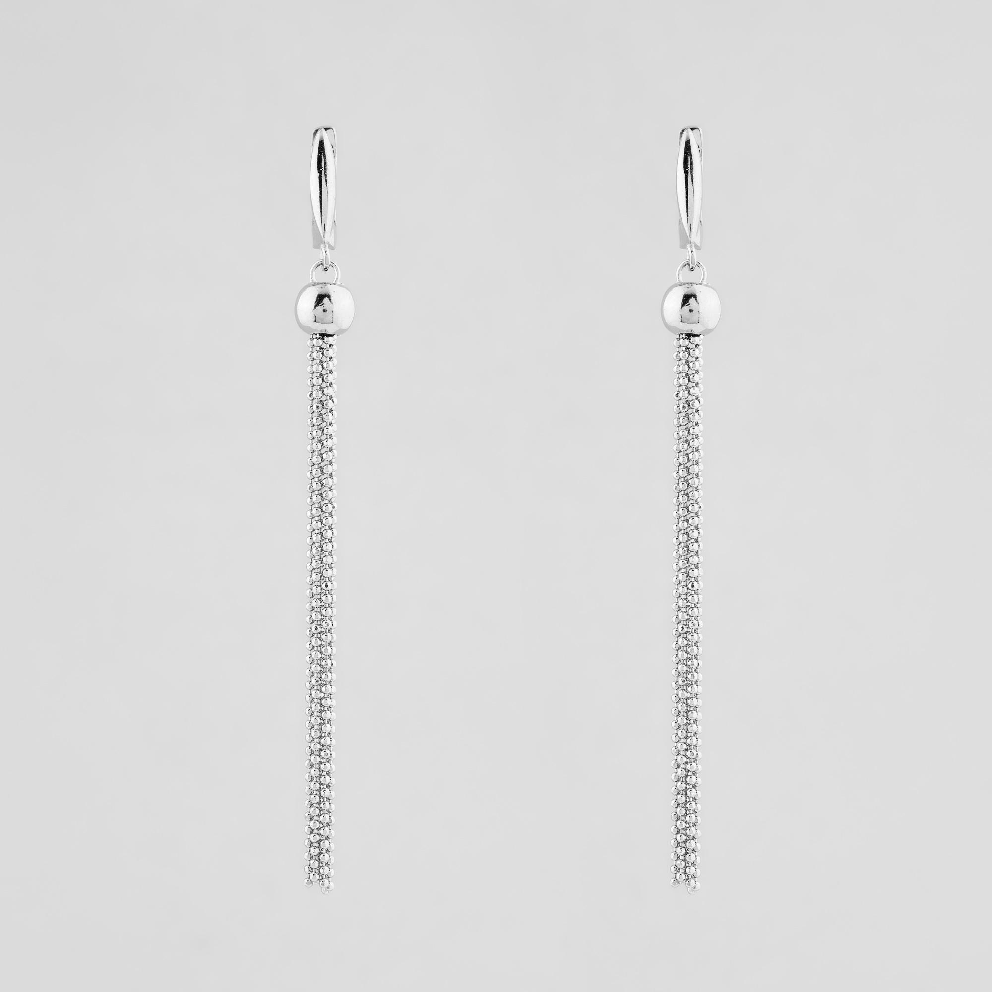 Серебряные серьги Minimal Вечерние (11899)