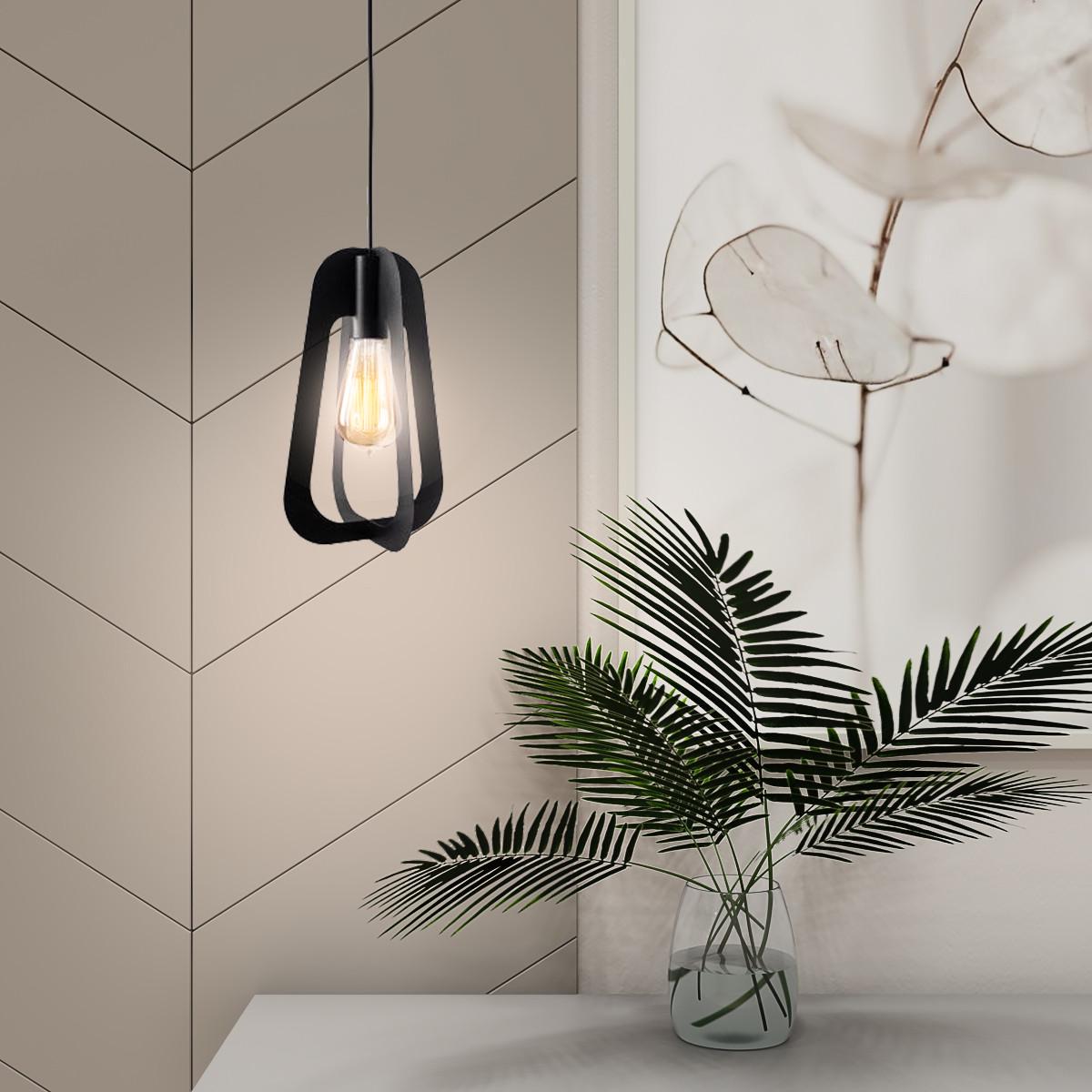 Подвесной светильник MSK ELECTRIC NL 3019 BK Catania под лампу Е27 Черный (2040169776) - фото 2 Подвесной светильник MSK ELECTRIC NL 3019 BK Catania под лампу Е27 Черный (2040169776) - фото 2