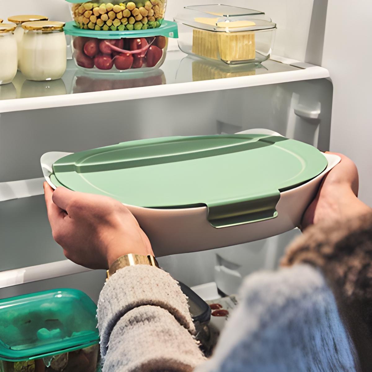 Блюдо для запекания с крышкой Luminarc Smart Cuisine Carine 34x25 см Белый (31362ef7) - фото 2