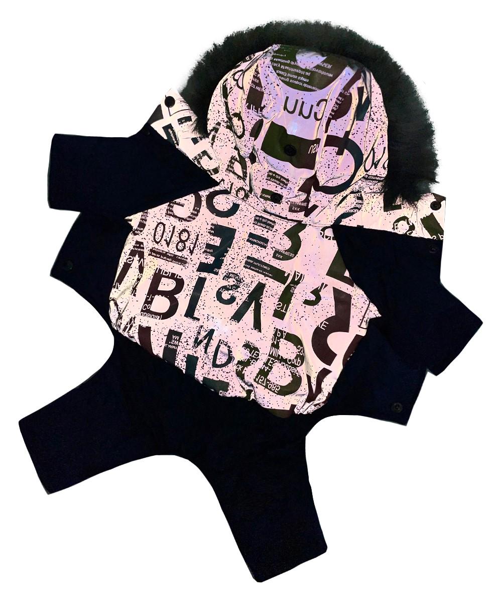 Комбинезон для собак зимний Радуга светоотражающая A-72 р. 7 (70579648)