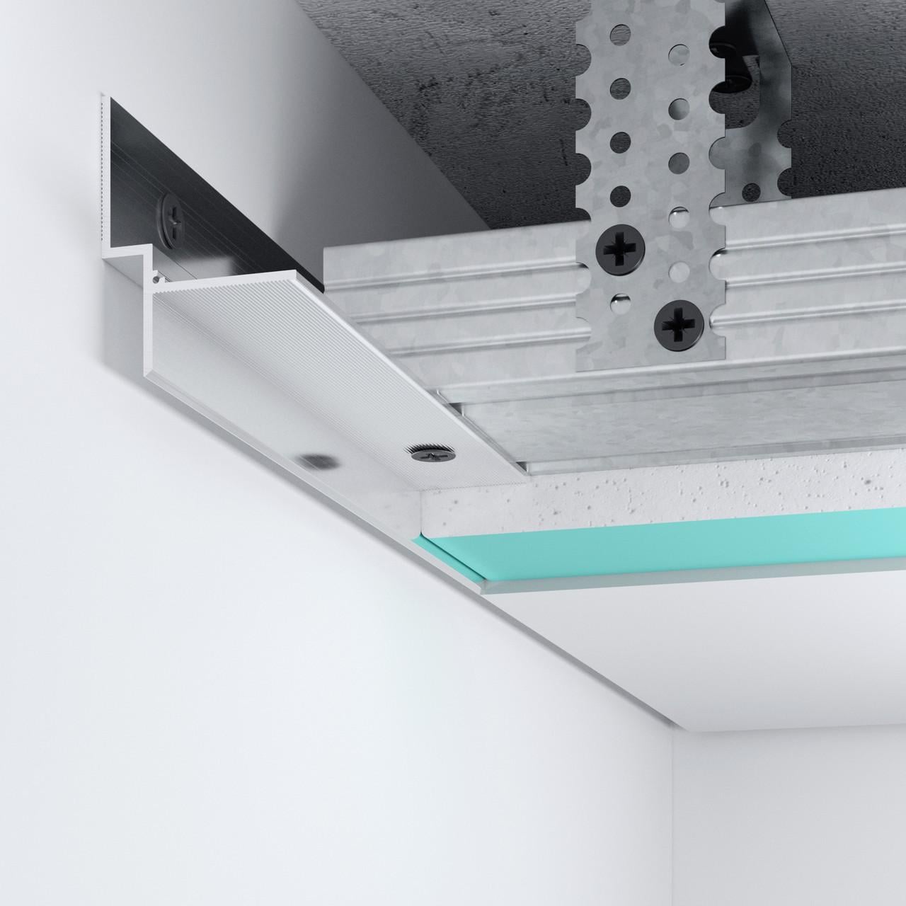 Профиль теневого шва FSPRO 5 мм алюминиевый 3 м (F2.520)