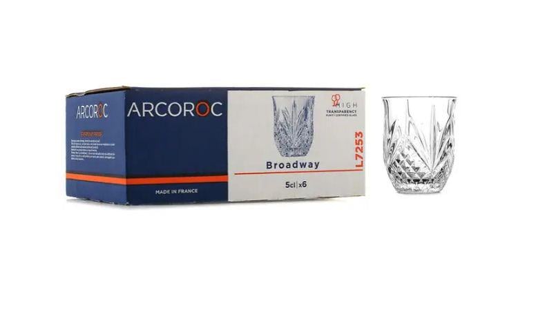 Набор стаканов Arcoroc L7253 Broadway 6 шт. 55 мл