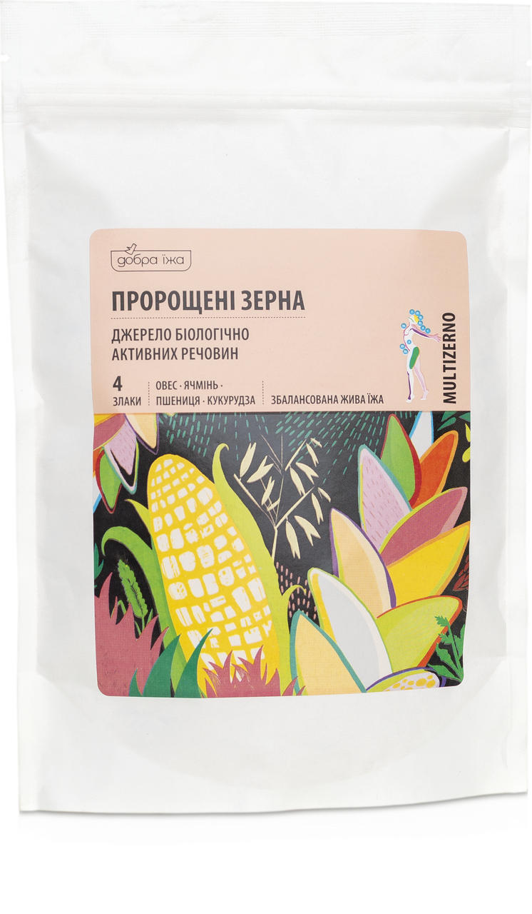 Проросшие зерна Добра Їжа в zip-lock пакете 300 г (1683062373) Проросшие зерна Добра Їжа в zip-lock пакете 300 г (1683062373)
