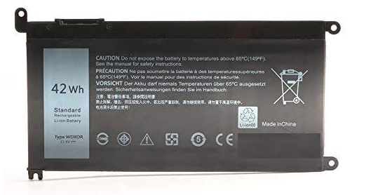 Батарея аккумуляторная Dell WDX0R/3CRH3/WDXOR/T2JX4 (1219) - фото 1 Батарея аккумуляторная Dell WDX0R/3CRH3/WDXOR/T2JX4 (1219) - фото 1