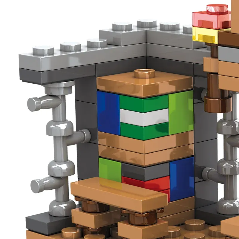 Конструктор Minecraft My World Портал в край з фігурками для дітей 437 дет. - фото 3 Конструктор Minecraft My World Портал в край з фігурками для дітей 437 дет. - фото 3