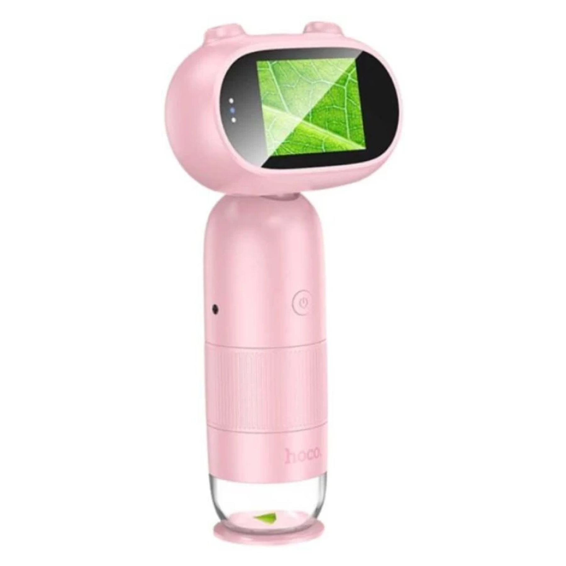 Микроскоп детский Hoco DV206 оптический LED подсветка Pink - фото 5