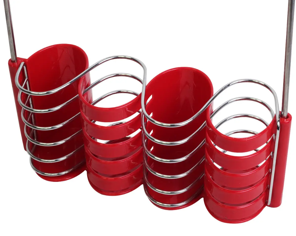 Набір столових приладів Kamille KM-5240 нержавіюча сталь 24 предмети Червоний (NA002214) - фото 2 Набір столових приладів Kamille KM-5240 нержавіюча сталь 24 предмети Червоний (NA002214) - фото 2