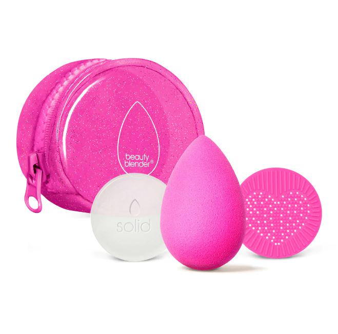 Набор для макияжа 4в1 BeautyBlender Besties Glittet Starter Set Черный
