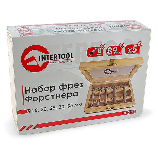Набор фрез Форстнера Intertool HT-0074 5 шт. (127867) - фото 6